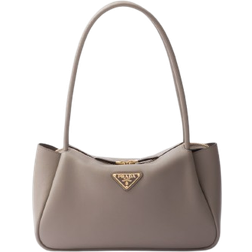 Prada Medium Leather Handbag - Clay