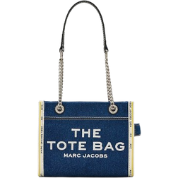 Marc Jacobs The Denim Chain Small Tote Bag - Dark Wash