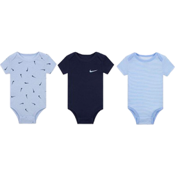 NIKE Baby Essentials Bodysuits 3-pack - Multi-Color/Cobalt Bliss (56M115-BG6)