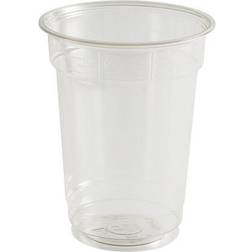 Staples Plastic Cups Transparent 50-pack