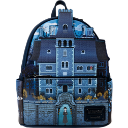 Loungefly Wednesday Nevermore Academy Castle Glow Mini Backpack - Blue