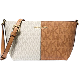 Michael Kors Jet Set Small Two-Tone Logo Crossbody Bag - Deer Multi