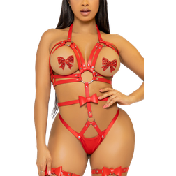 Leg Avenue Chained & Charmed Harness Teddy