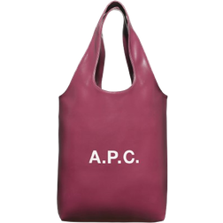 A.P.C. Ninon Small Tote Bag - Burgundy