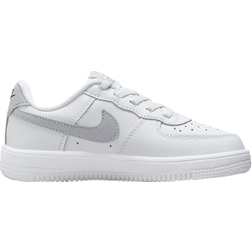 NIKE Force 1 Low EasyOn PSV - White/Black/Wolf Grey