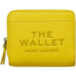 Marc Jacobs The Leather Mini Compact Wallet - Smiley Yellow