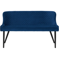 Julian Bowen Luxe Blue Banquette 143x81cm