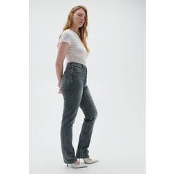 H&M Dame Blå Curvy Fit Slim High Jeans