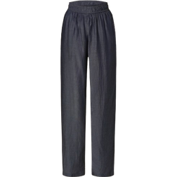 Neo Noir Astra Chambray Pants - Dark Navy