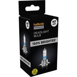 Halfords Advanced 150% Brighter H7 477 Headlight Bulb