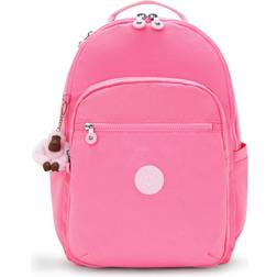 Kipling Seoul Large 15" Laptop Backpack Pink Twinkle