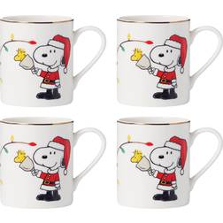 Lenox Snoopy Christmas Mug 14fl oz 4pcs