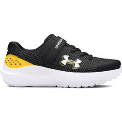 Under Armour Pre-School Surge 4 AC - Black/Taxi/White