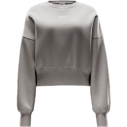 Nike Sportswear Phoenix Fleece Women's Over-Oversized Crew-Neck Sweatshirt - Light Orewood Brown/Sail