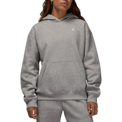 Jordan Jordan Brooklyn Fleece Women's Pullover Hoodie - Dark Grey Heather/White