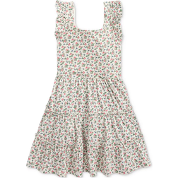 Polo Ralph Lauren Toddler Floral Ruffled Cotton Jersey Dress - White