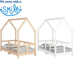 vidaXL Kids Bed Frame Childs Sleeper Wooden House Tree Home Single