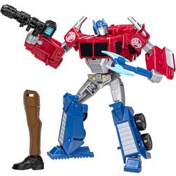 Transformers Hasbro Toys EarthSpark Deluxe Class Optimus Prime Action Figure