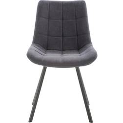 Livetastic Microfiber Grey/Black Esszimmerstuhl 86cm 2Stk.