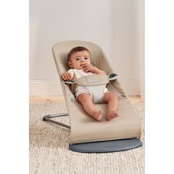 BabyBjörn Babysitter Balance Soft Khaki/Beige Vävd Mörkgrå