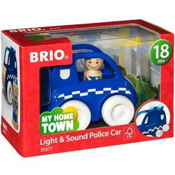 BRIO Light & Sound Police Car 30377