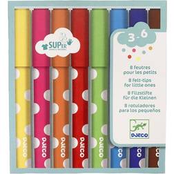 Djeco Felt Tips Marker Pens 8-pack