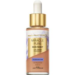 Max Factor Miracle Pure Skin Reset Serum Foundation Light To Medium 30ml