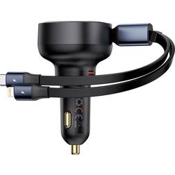 Baseus 60W Billaddare Med USB-C Lightning
