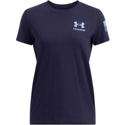 Under Armour Women's Freedom Flag T-shirt - Midnight Navy/Horizon Blue