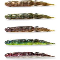 Savage Gear NED Dragon Tail Slug Mix Pakke 8,8cm Clearwater Mix