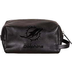 Evergreen Enterprises Miami Dolphins Hybrid Leather Lined Dopp Toiletry Bag