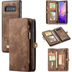 CaseMe Multi-slot Mobiltaske Samsung Galaxy S10 brun