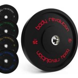 Body Revolution Olympic Bumper Plates 20 Kg Pair