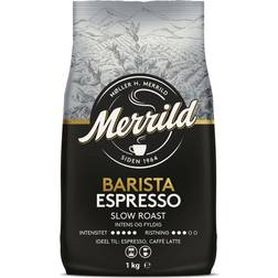 Merrild Barista Espresso Coffee Beans 1000g 1pak