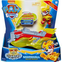 Spin Master Paw Patrol Mighty Pups Charged Up Marshall Deluxe Vehicle