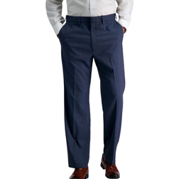 Haggar Windowpane Suit Pant - Blue Htr