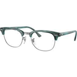 Ray-Ban RX5154 Clubmaster 8377 Mænd Grøn Silver 53mm