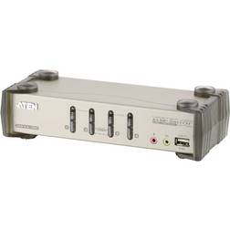 Aten CS1734B 4 Port USB KVM Audio USB Switch