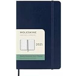 Moleskine 2025 Kalender S Vecka Poc. Blå