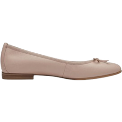 Tamaris Leather Ballerina - Rose