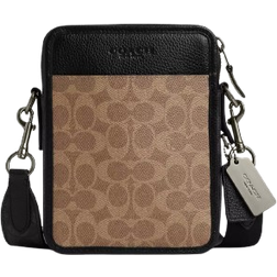 Coach Sullivan Crossbody in Blocked Signature Canvas - Qb/Tan/Charcoal/Black