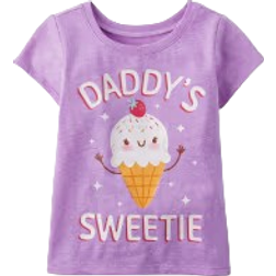 The Children's Place Girl's Ice Cream Graphic Tee - S/D Dynamic Lilac Ne (3047468-1754)