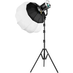 GVM Focus Camera, SD200D Bi-Color LED Video Spotlight Kit with Lantern Softbox