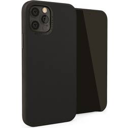 Pipetto iPhone 12 Mini Magnetic Leather Case med Magnethållare Svart