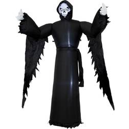 Sunnydaze Decor Inflatable Decorations Grisly Grim Reaper Black