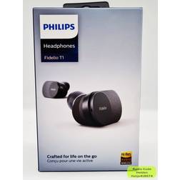 Philips Fidelio T1 Earbudnoise Cancelling Headphone Black