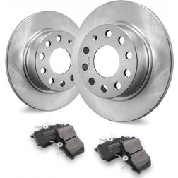 VEVOR Rear Brake Kit Compatible with Audi A3 8P VW Golf 5 6 Seat LEON SKODA OCTAVIA ALTEA Brake Rotors Ceramic Brake Pads Replacement Kit