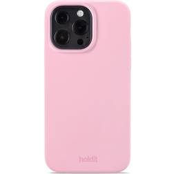 Holdit iPhone 13 Pro Soft Touch Skal Silikon Pink