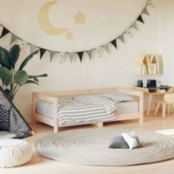 vidaXL Kids Bed Frame 70 x 140 cm Solid Wood Pine