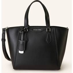 Michael Kors MK Taryn Small Leather Convertible Crossbody Bag - Black